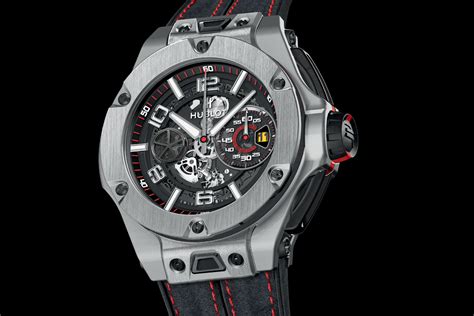 hublot big bang ferrari unico black titanium|Hublot big bang unico integral.